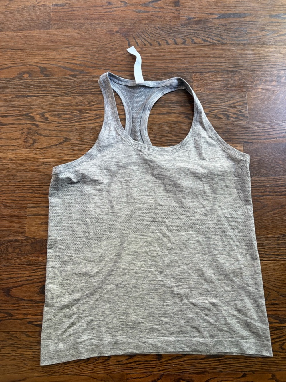 lululemon athletica Light Heather Gray Racerback Tank